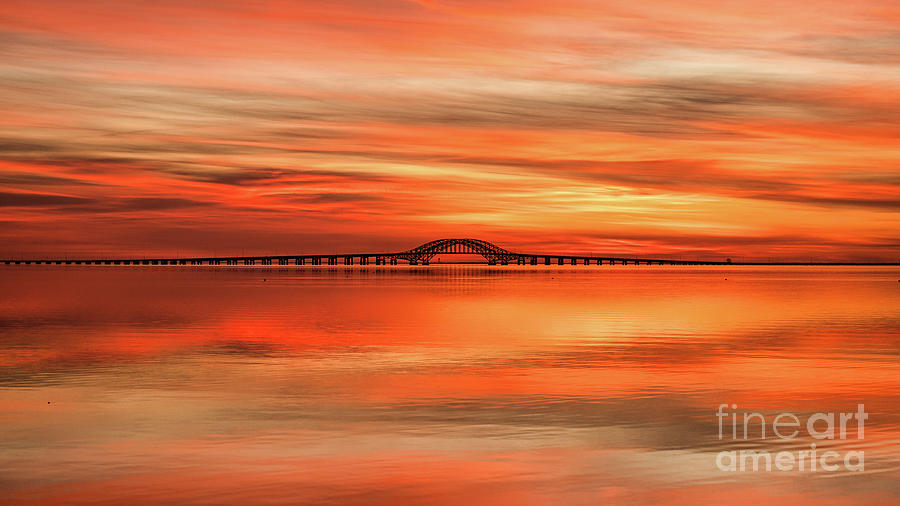 Great South Bay at Dawn Photograph by Sean Mills