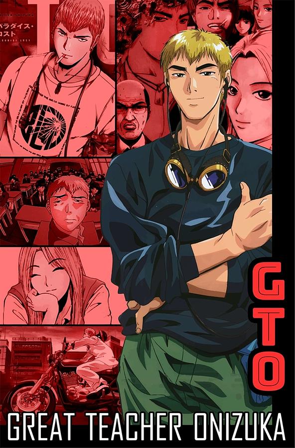 Great Teacher Onizuka Poster Digital Art by Justin Davis