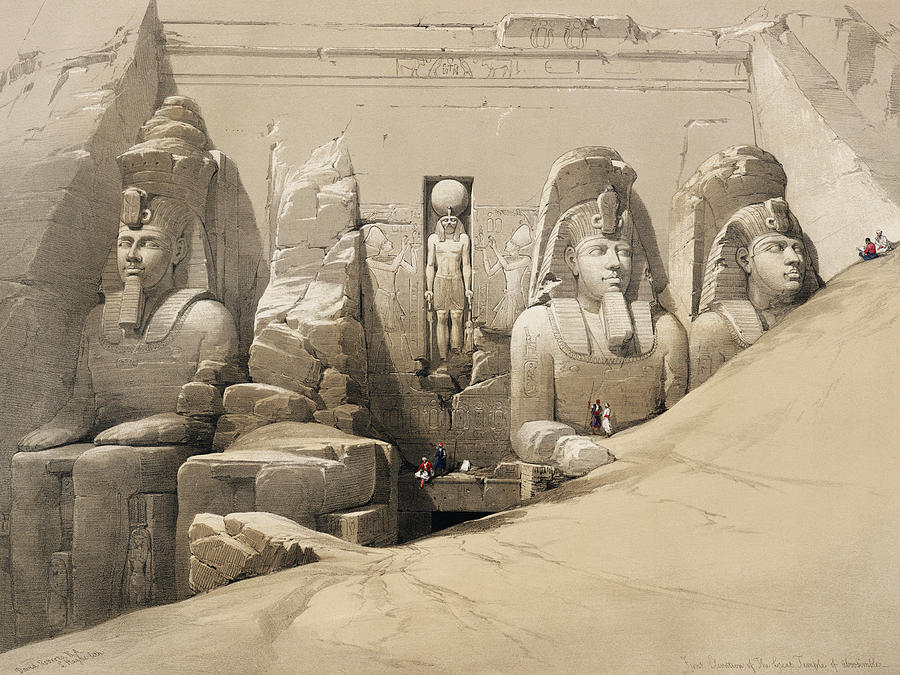 Great Temple of Aboosimble - High resolution - digitally enhanced ...