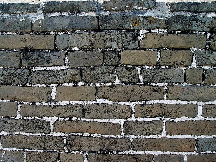 Great Wall Bricks Photograph by Robert Knight