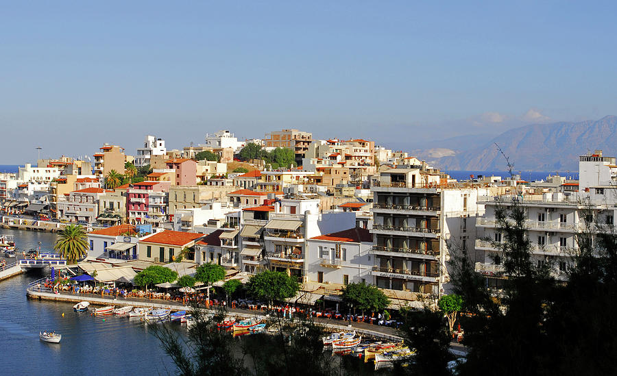 Greece,Crete,Agios Nikolaos Photograph by Severija Kirilovaite