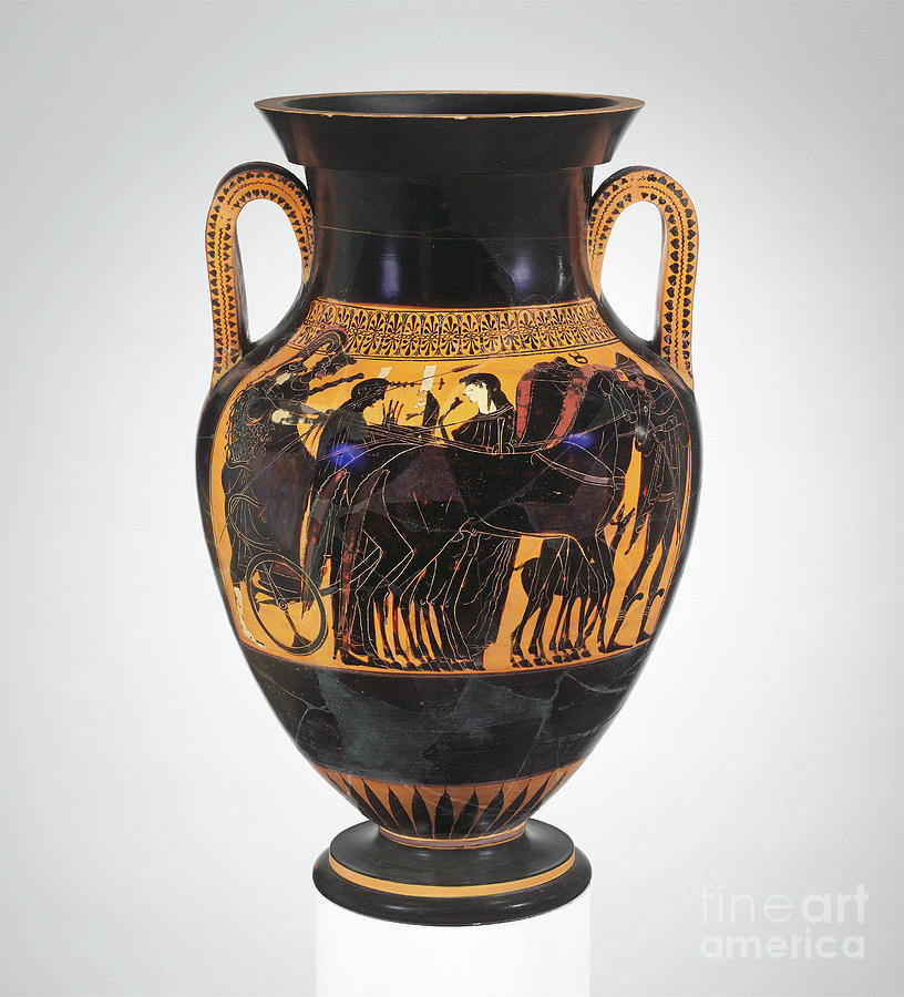 Greek Amphora, c510 BC Ceramic Art by Granger