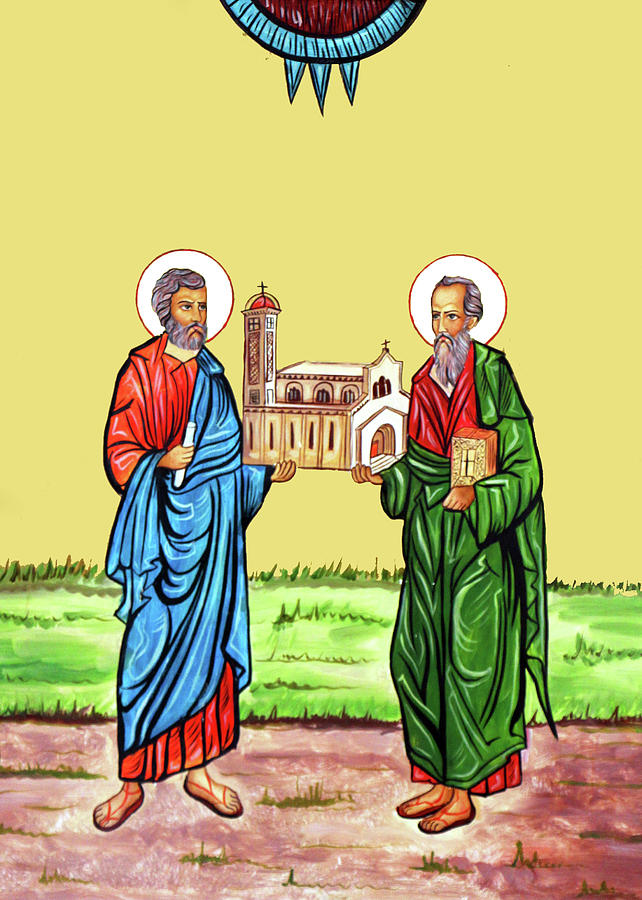 Greek Catholic Paul and Peter Photograph by Munir Alawi