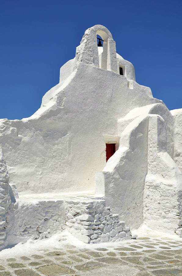 Greek Church Photograph by Corinne Rhode
