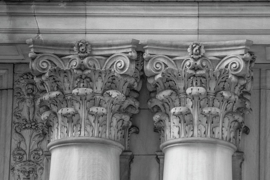 Greek Columns Broad and Walnut Streets Philadelphia Pa Photograph by Bill Cannon