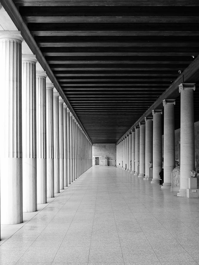 Greek Columns Photograph by Tom Dimambro - Fine Art America