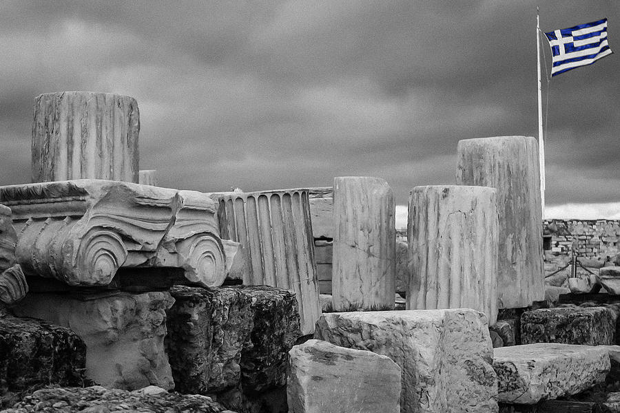 greek-flag-at-the-acropolis-photograph-by-andrea-yapur-fine-art-america