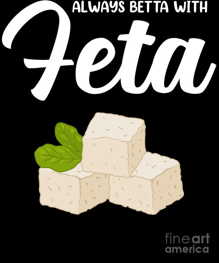 Greek Food Betta With Feta Cheese graphic Digital Art by Jacob Hughes ...