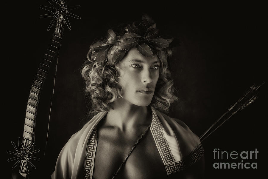 Greek Photograph - Greek God Apollo by Cristian Baitg Schreiweis