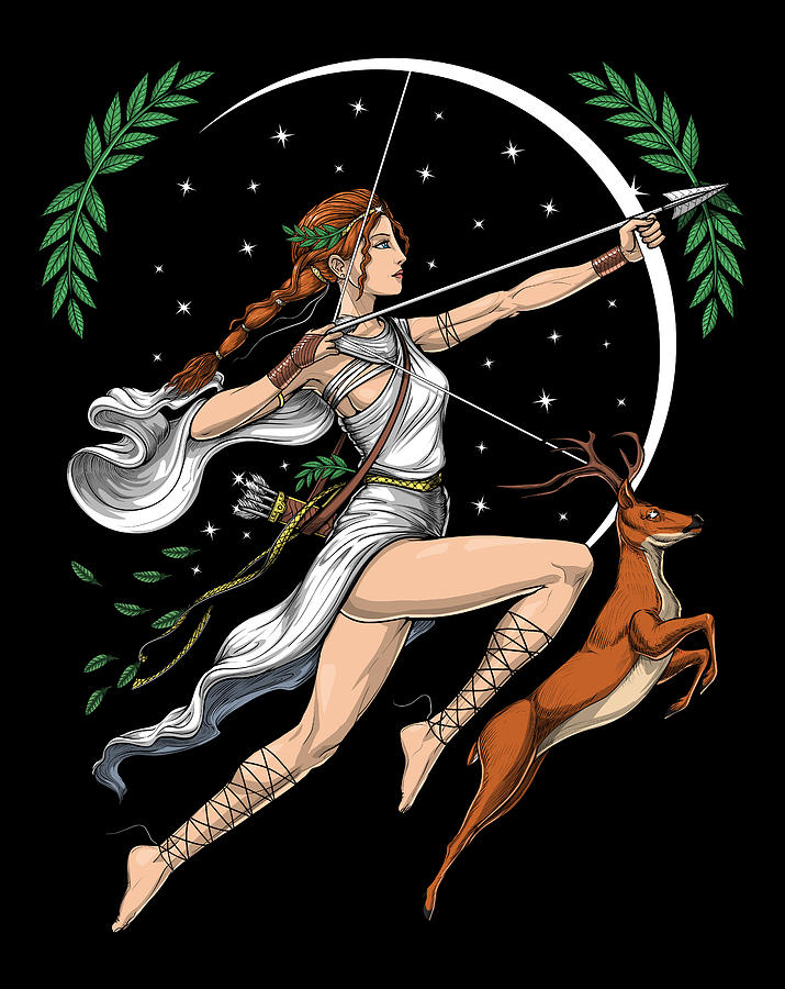 Greek Goddess Artemis Digital Art by Nikolay Todorov - Pixels Merch