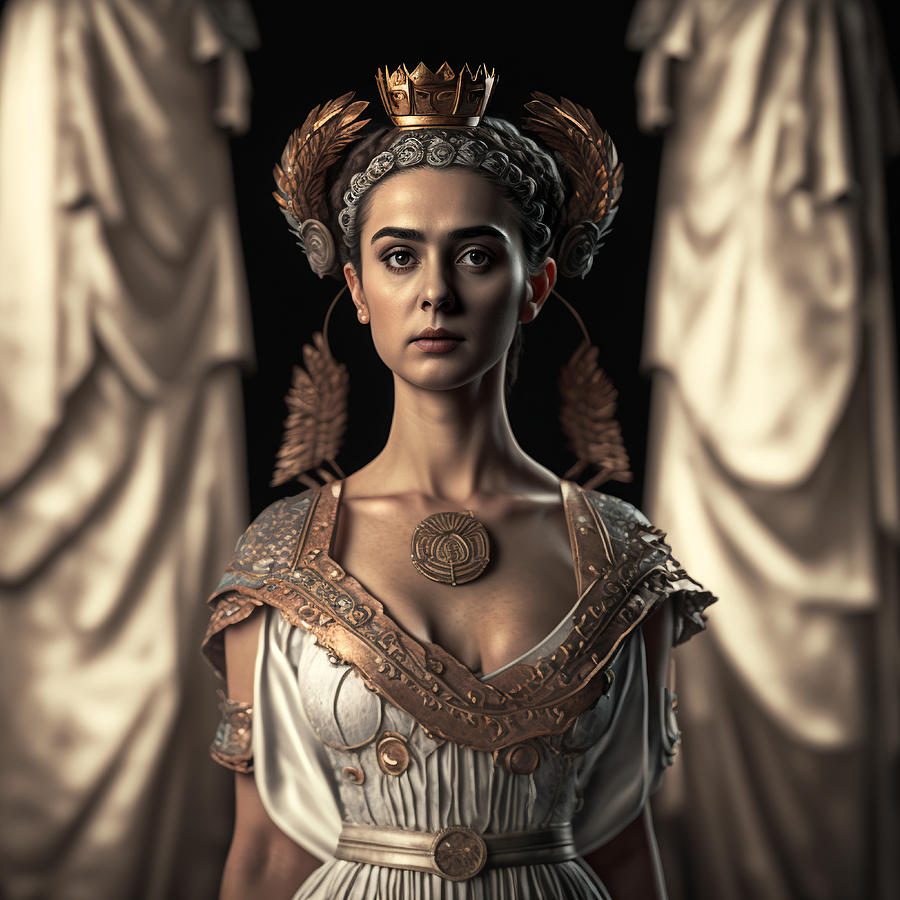 Greek Godess By Daniel Costa 83 Digital Art by Daniel Costa - Fine Art ...