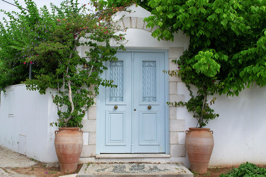 Greek Island Door Photograph by Dana Tentis | Fine Art America