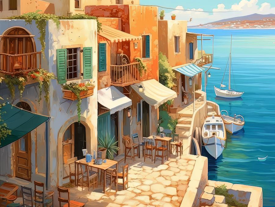 Greek Islands a short story - 13 Digital Art by Sotiris Filippou - Fine ...