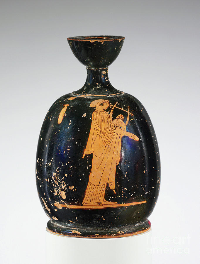Greek Lekythos, c465 BC Ceramic Art by Granger