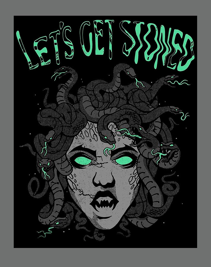 Greek Mythology Head Of Medusa Let Rsquo S Get Stoned Short Sleeves