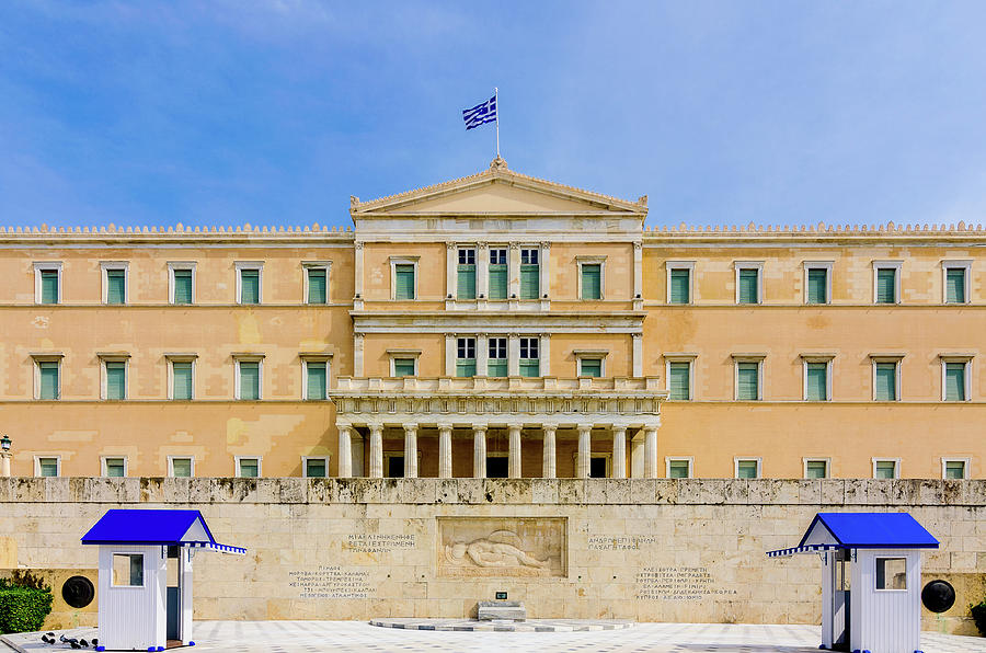 Greek Parliament and Tomb of the Unknown Soldier Photograph by Alexios Ntounas