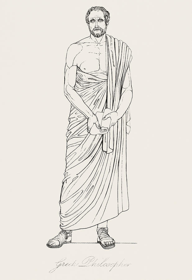 Greek philosopher from An illustration of the Egyptian Grecian and ...