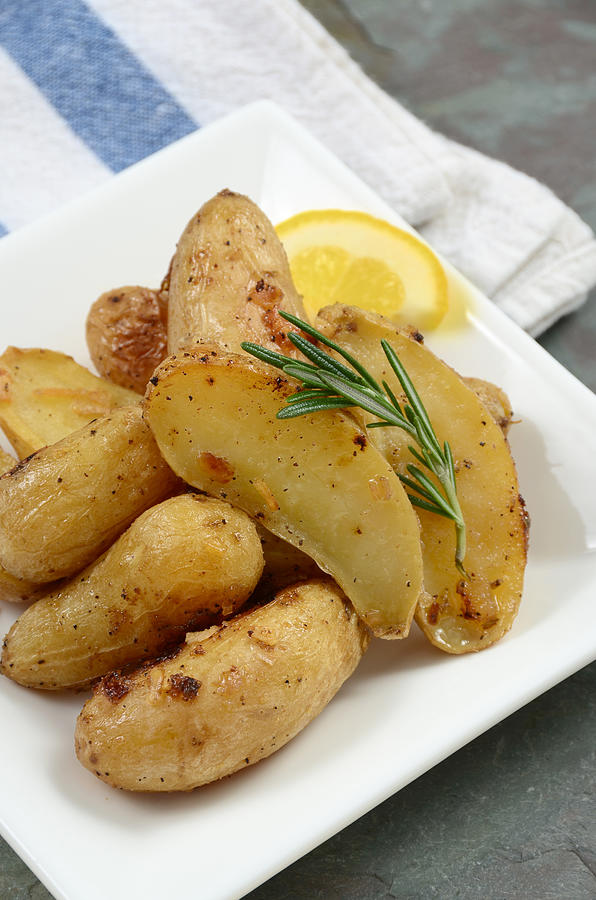 Greek Roasted Potatoes Photograph by Sbossert