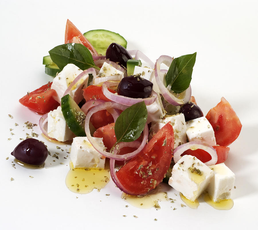 Greek salad Photograph by Ac_bnphotos