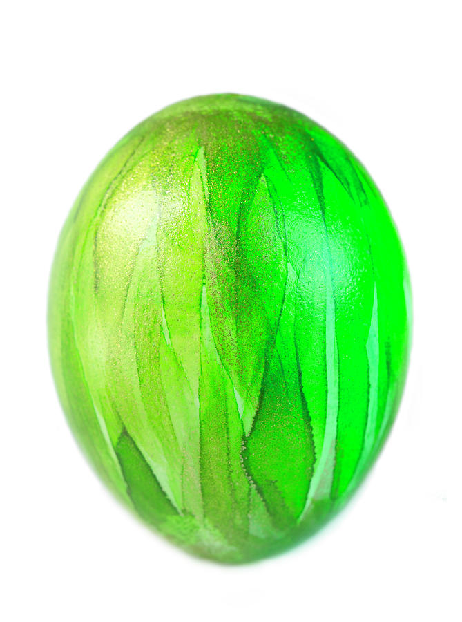 Green And Gold Egg Photograph