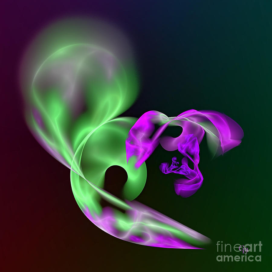 Green And Purple 1 Digital Art