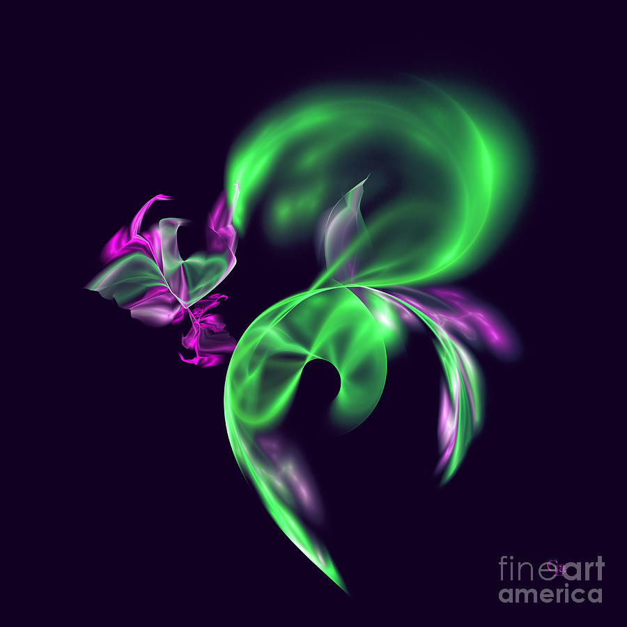 Green And Purple 2 Digital Art