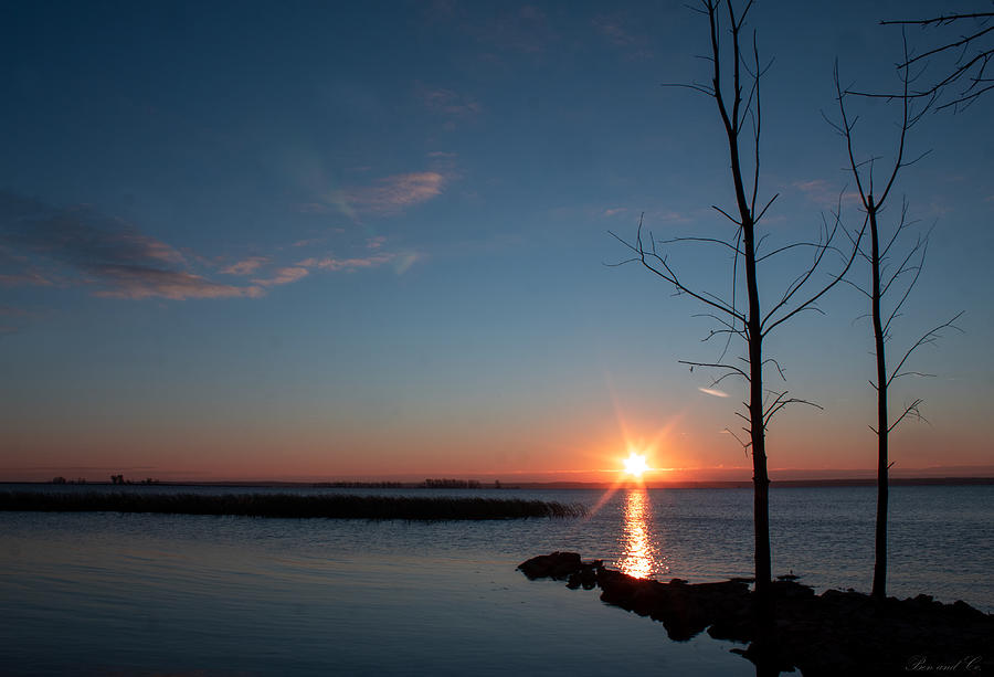 Green Bay Bay sunrise Photograph by Ben Fulcer