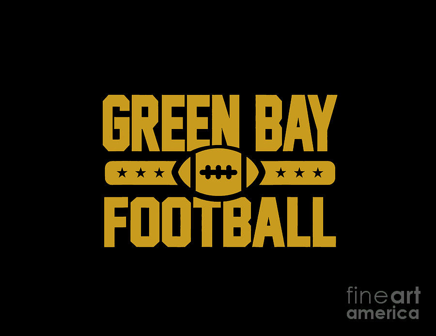 Aaron Rodgers Digital Art - Green Bay Football  by Ihrania Miskah