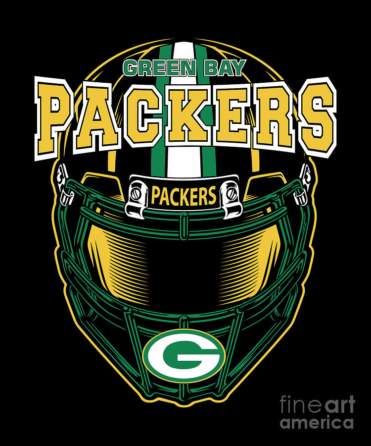 Sports Digital Art - Green Bay Packers American Football Nfl  by Troy Lee