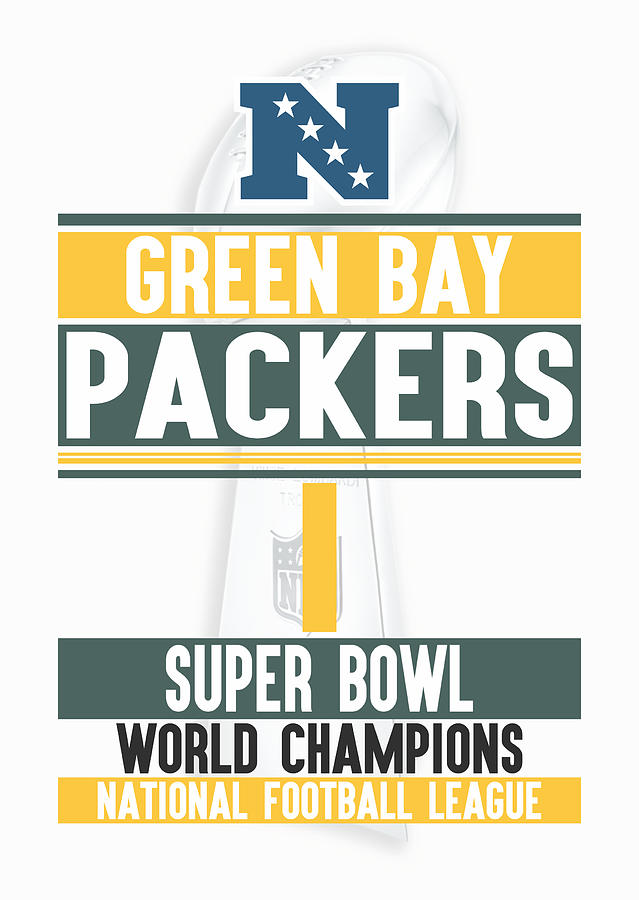 Green Bay Packers Super Bowl Poster