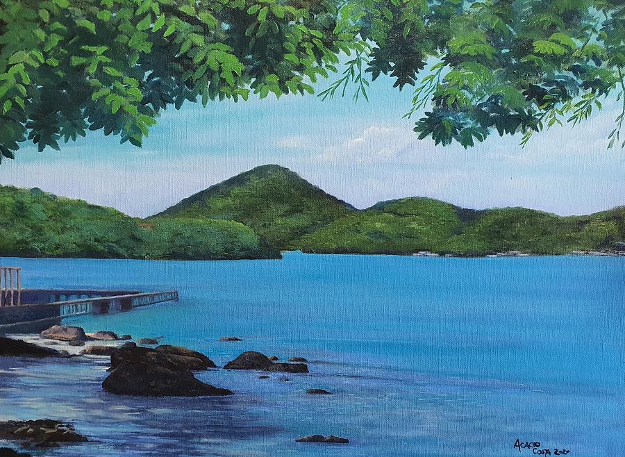 Green Coast Painting by Acacio Costa - Fine Art America