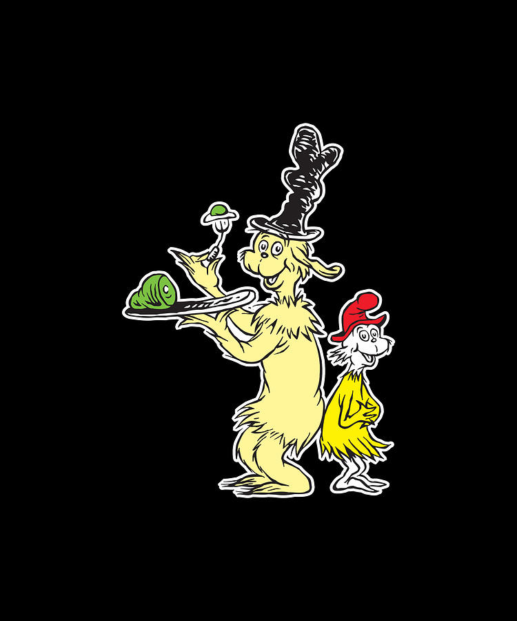 Green Eggs and Ham - Friend And Sam-I-Am Digital Art by Tinh Tran Le