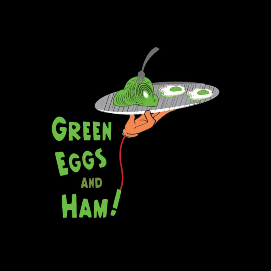 Green Eggs and Ham Digital Art by Katrina Wilson