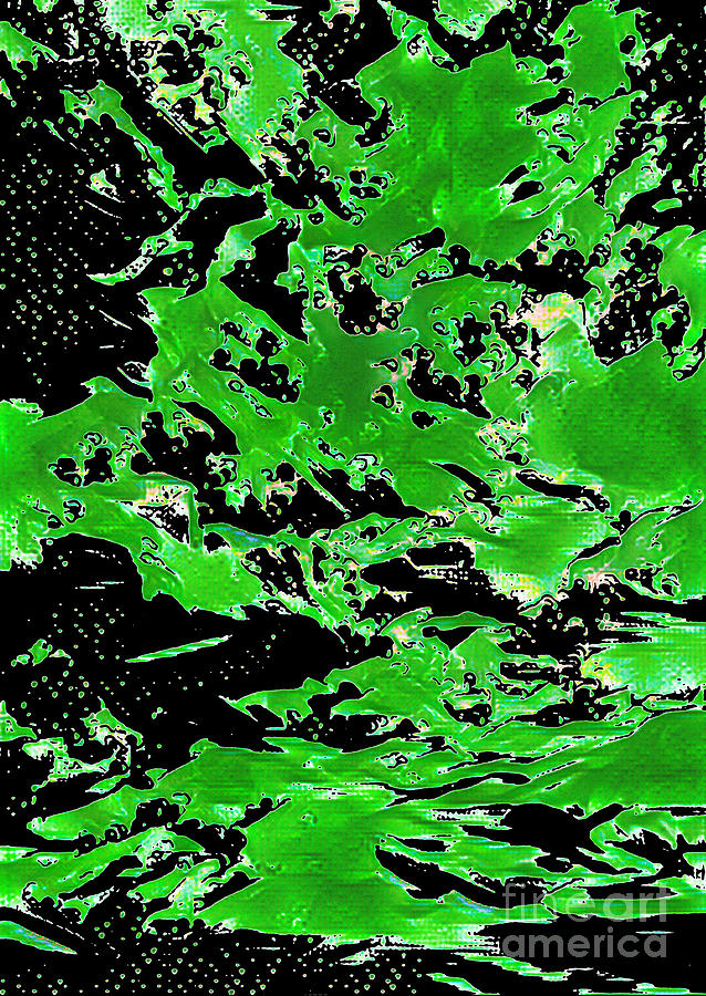 Green Eruption Digital Art by Gregory Helton - Fine Art America