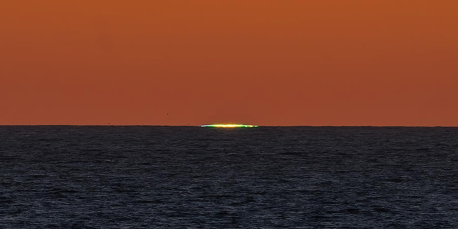 Green Flash from Mazatlan Mexico Photograph by Tommy Farnsworth