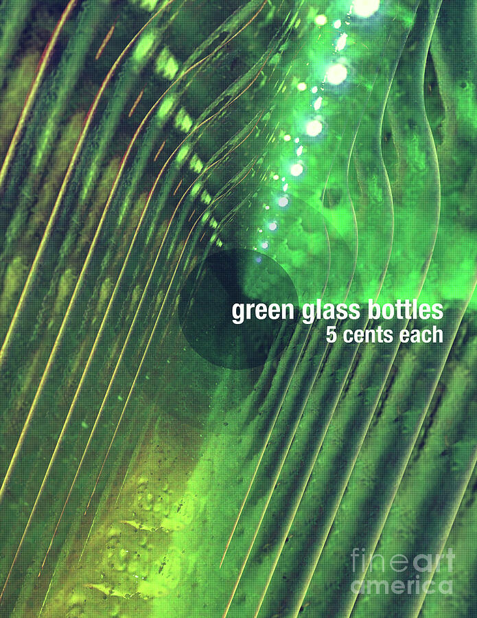 Green Glass Bottles Photograph by Phil Perkins