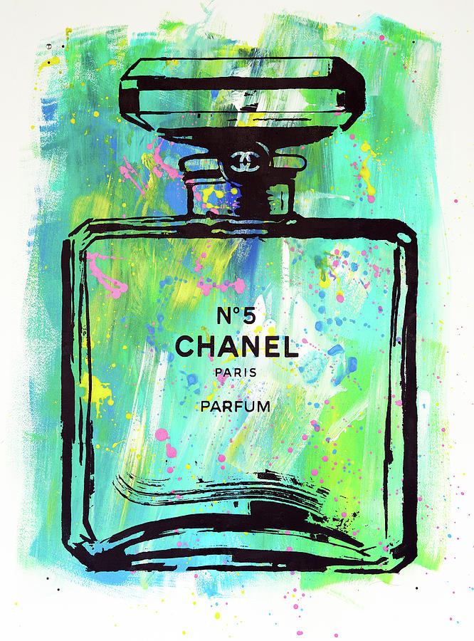 Green Hue Chanel Mixed Media by James Hudek - Fine Art America