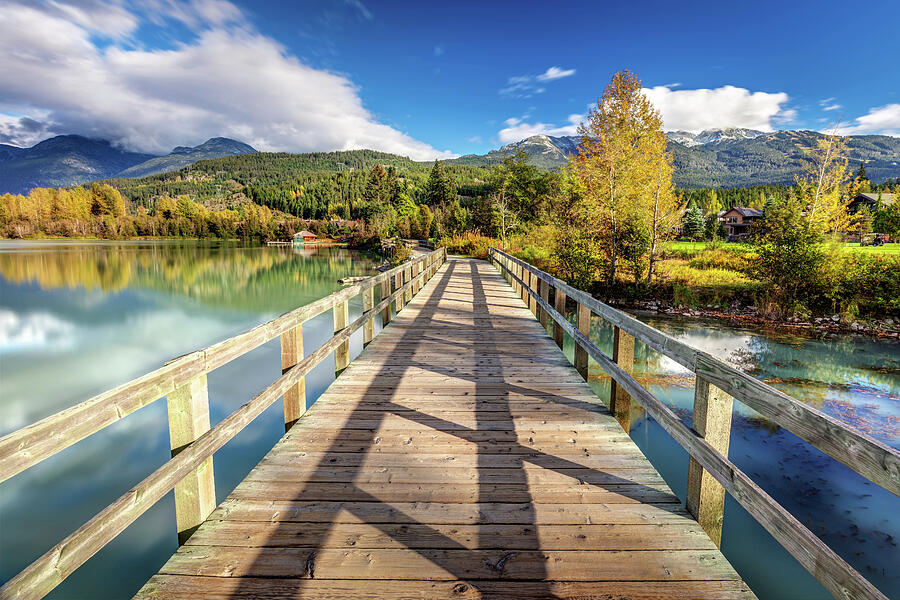 Green Lake Promenade in Whistler Photograph by Pierre Leclerc Photography
