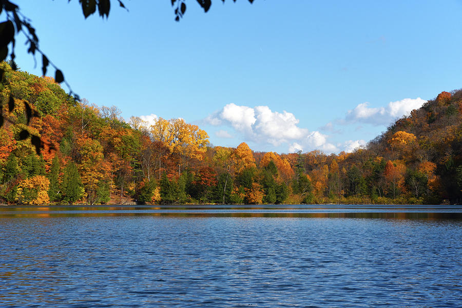 Green Lakes in Autumn Photograph by Flinn Hackett