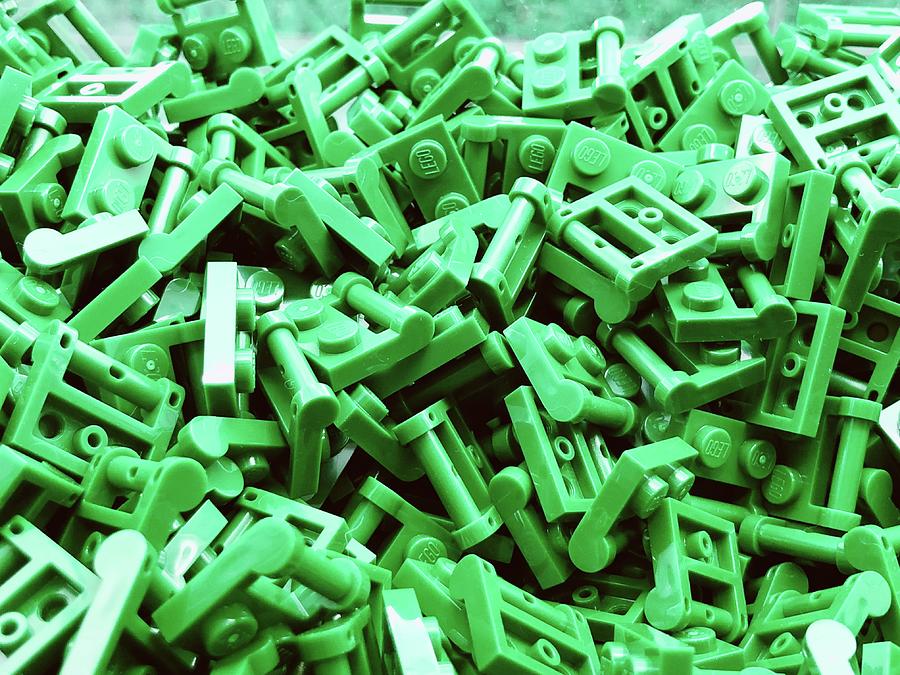 lego green background