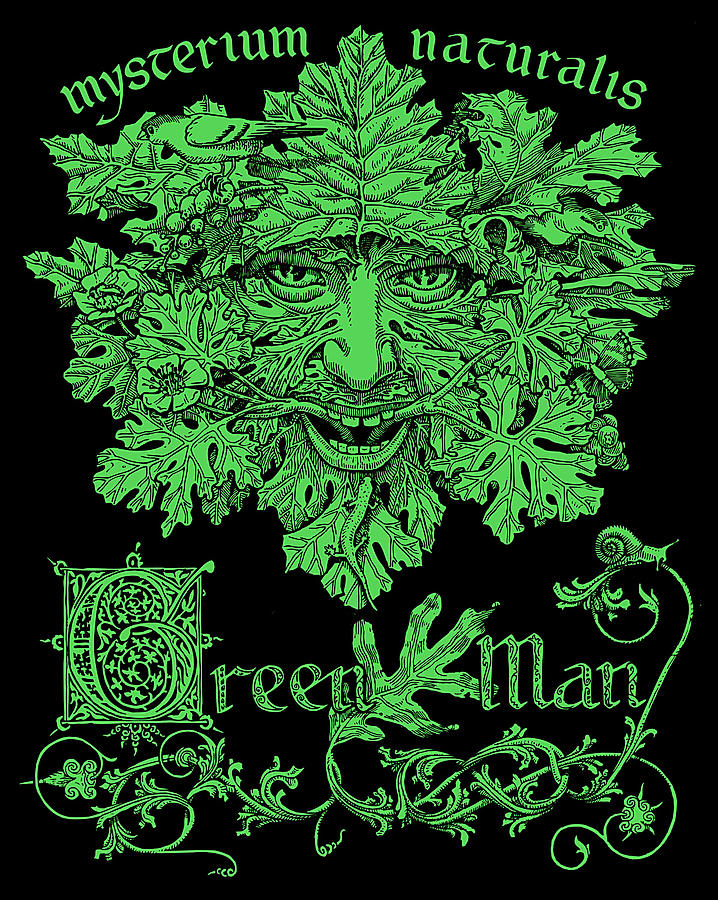 Magic Drawing - Green Man by Fremont Thompson
