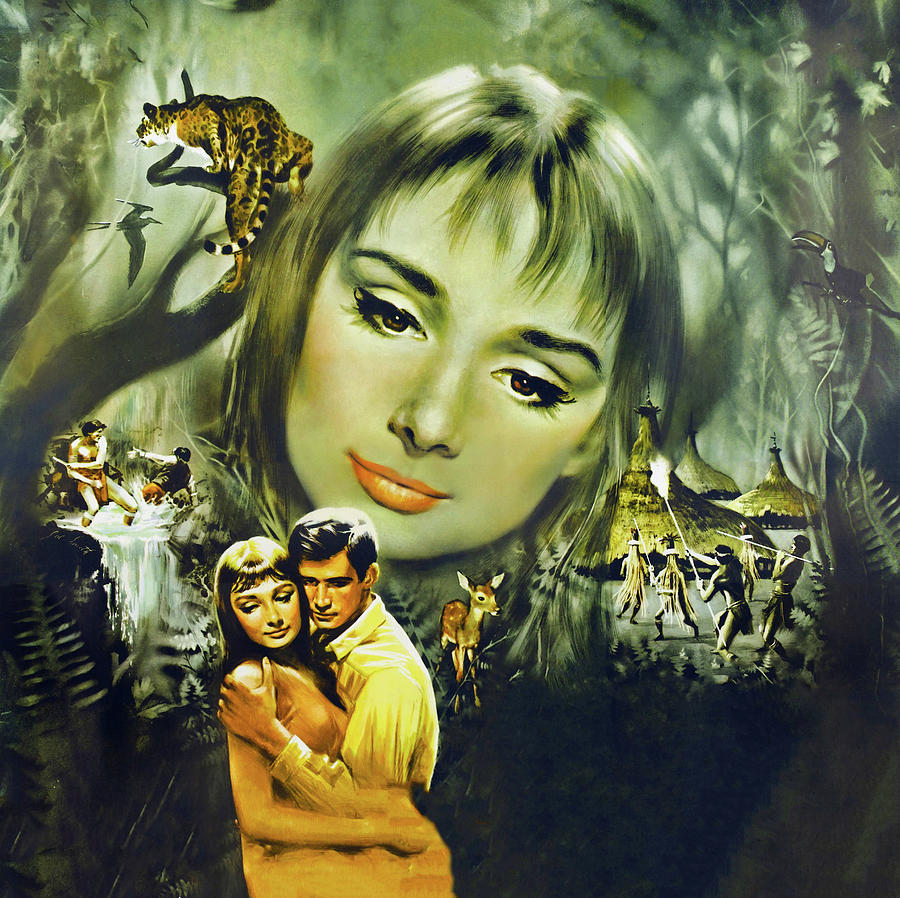 Green Mansions, 1959, painting art by Roger Soubie Painting by Movie World Posters