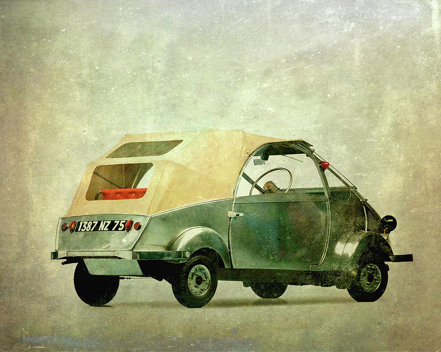 Mini Car_Vintage_1 Photograph by Oscar Linares