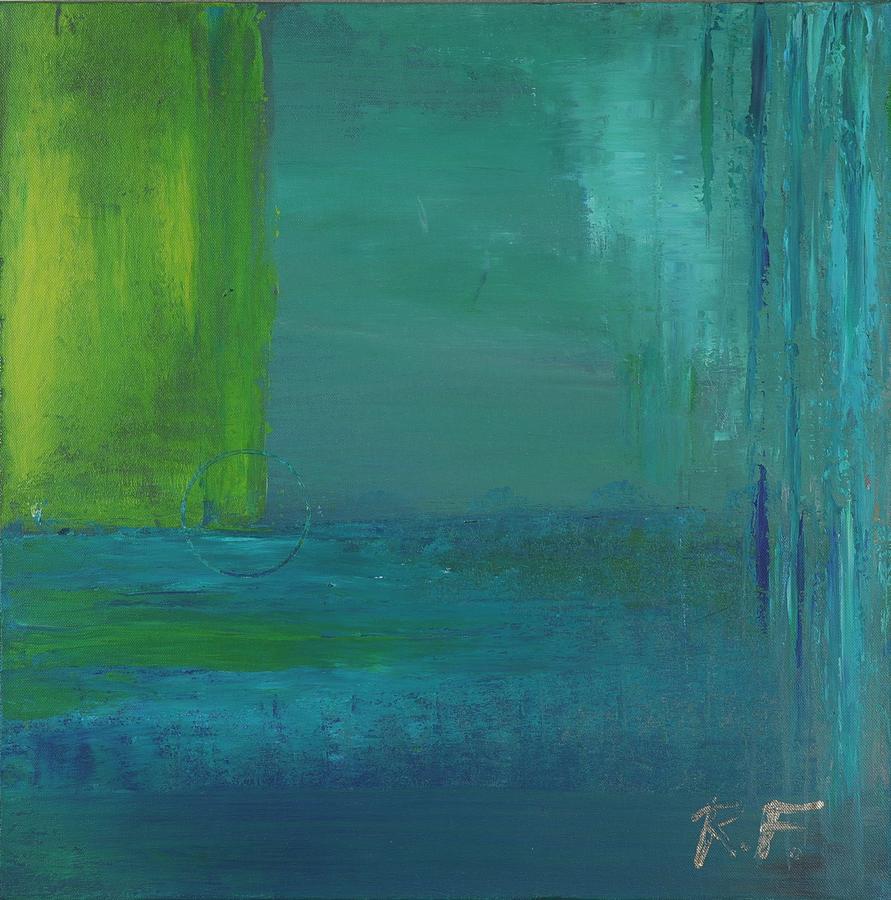 Green Mist Painting by Raymond Fernandez