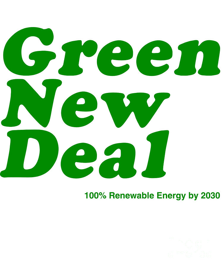 Green New Deal Digital Art by Flippin Sweet Gear