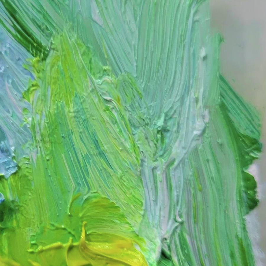 Green Paint Painting by Joe Roache