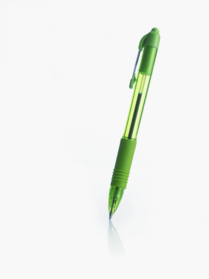 Green pen Photograph by David Arky