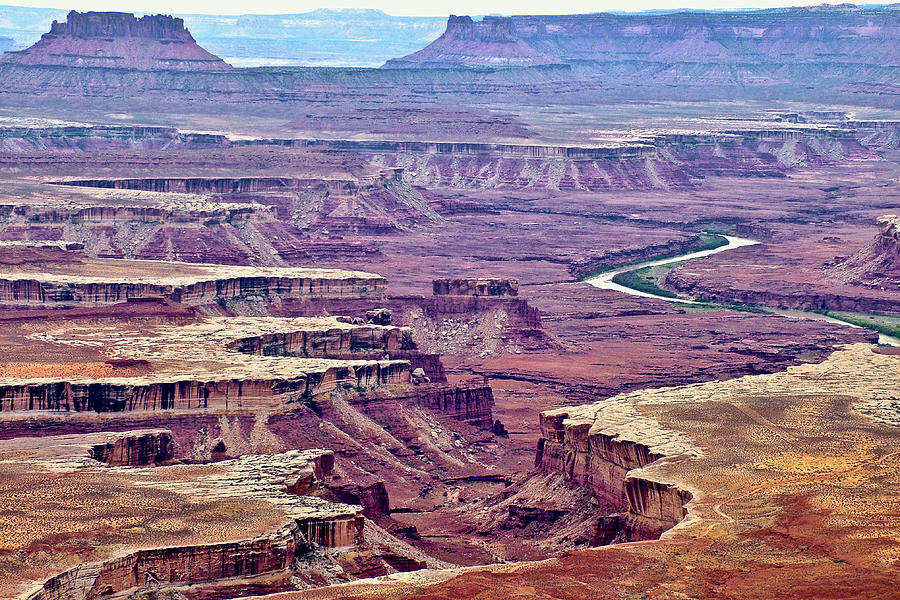 Canyonlands National Park Photograph - Green River Overlook, Island in the Sky, Canyonlands  National Park, Utah. by Ruth Hager
