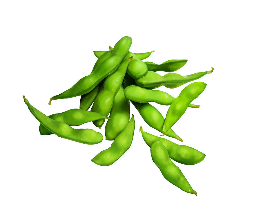 Green soybeans Photograph by MIXA Co. Ltd.