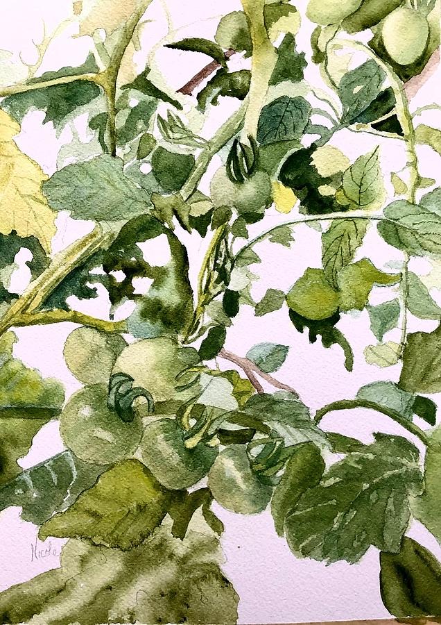 Green Tomatoes Painting